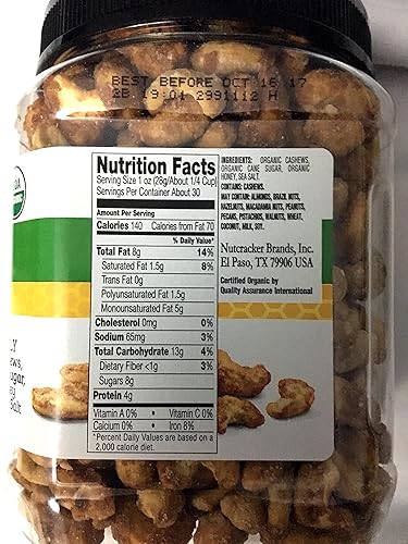 Miniatura 3 de Hoodys Organic Honey  Sea Salt Cashews 30 oz 1 lb 14 oz