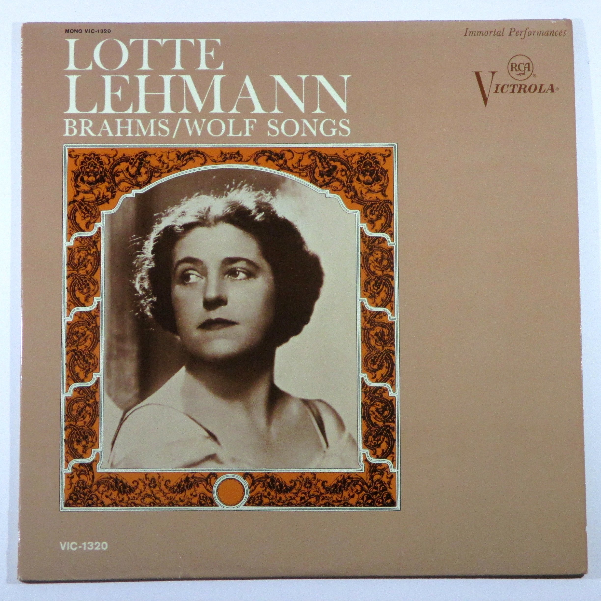 Wolf, Brahms, Lotte Lehmann - Lotte Lehmann, Soprano: Brahms