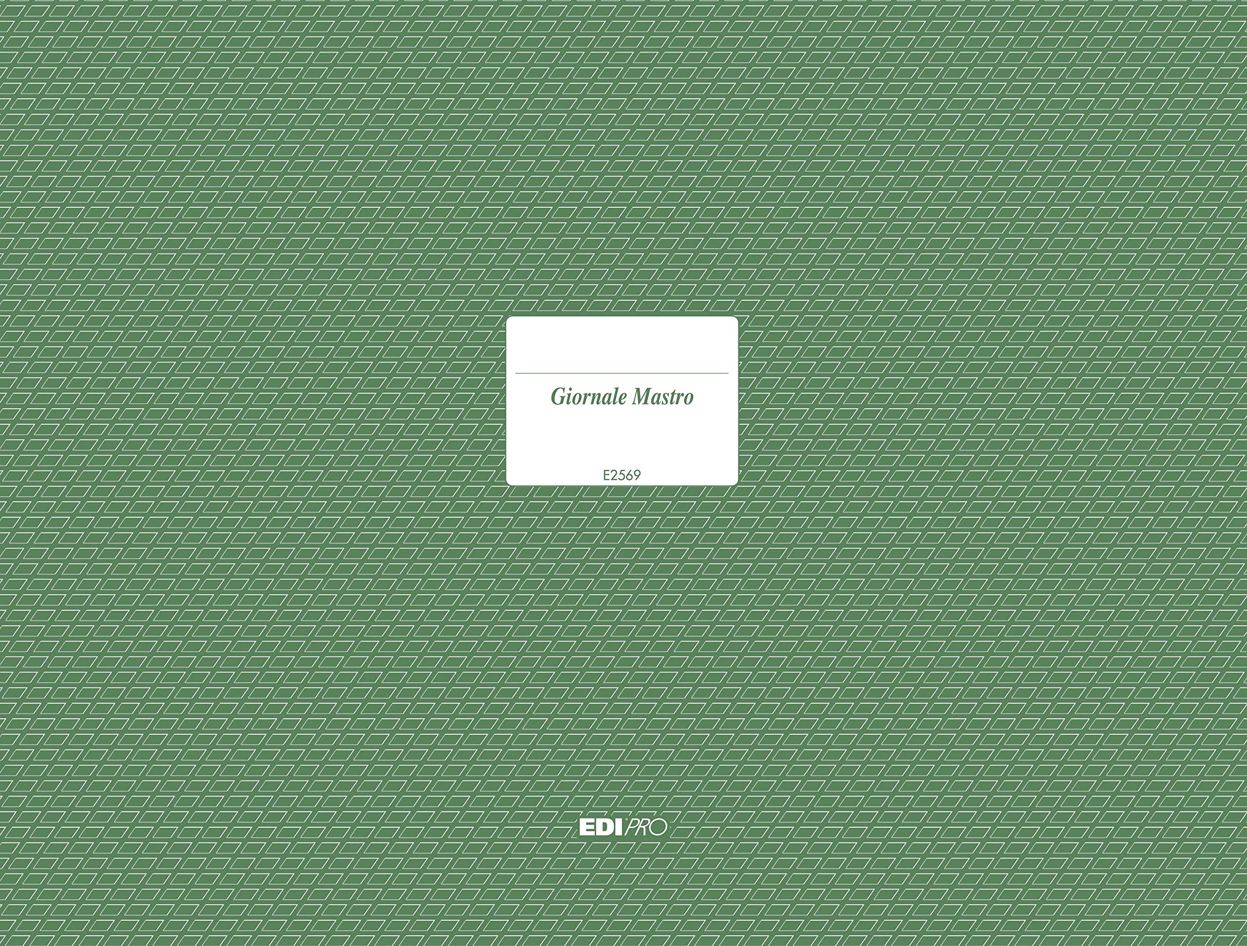 EDIPRO - E2569 - Journal 12 Accounts Mobile Header and Spiral 50 Pages f.to 31x24,5