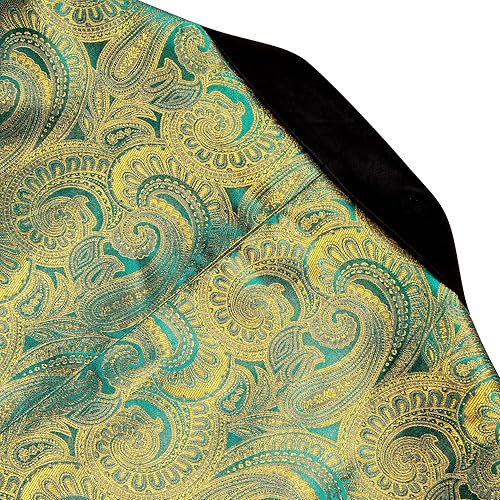 Miniatura 6 de Barry.Wang Blazer para hombre, abrigo deportivo de cachemira, chaqueta de traje ligero, esmoquin regular, flores, Mardi Gras, regalo de carnaval