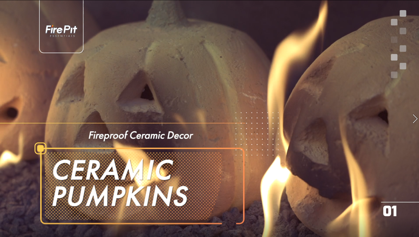 Amazon.com : Ceramic Carved Pumpkin | Fireproof Ceramic Decoration