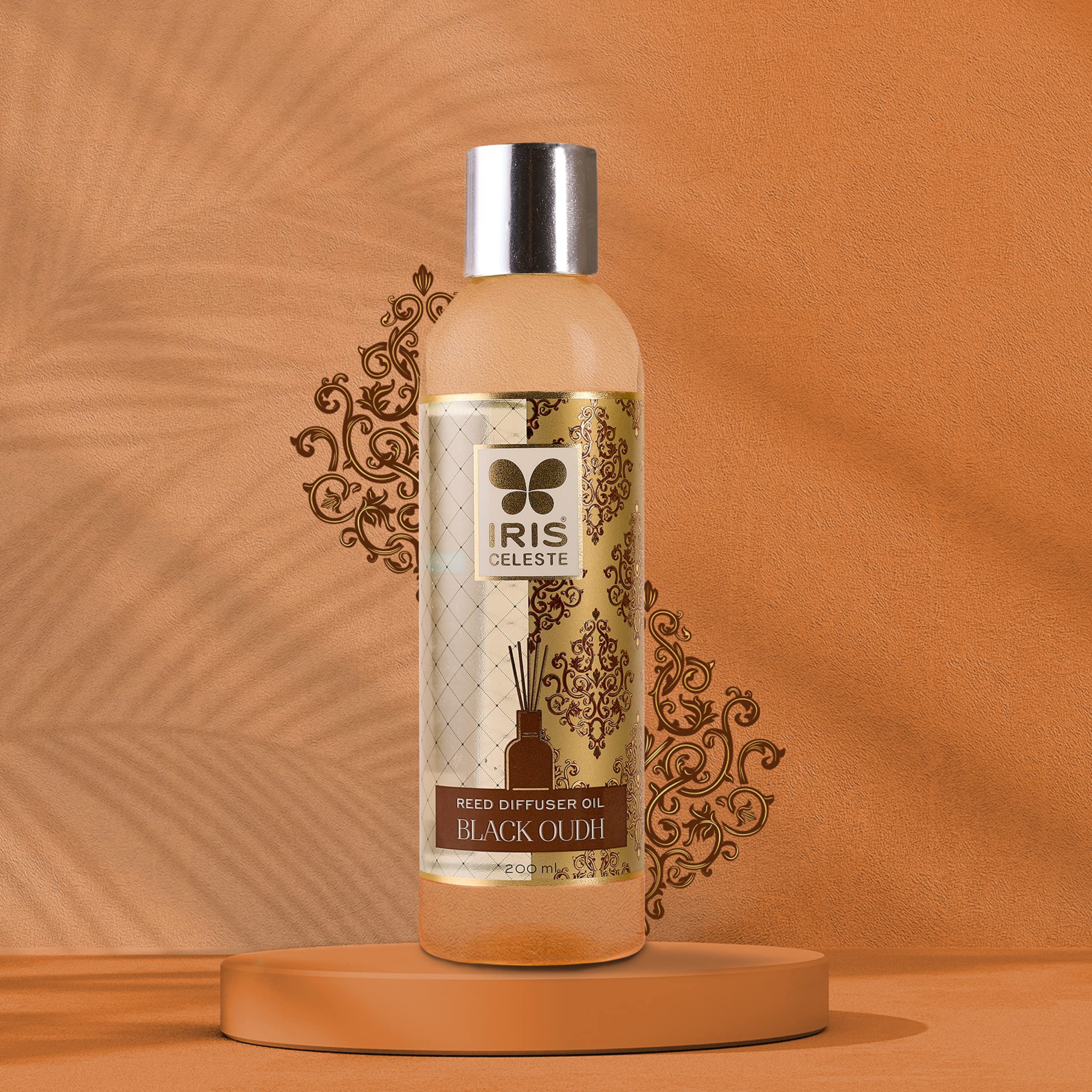 Iris Celeste 200ml Reed Diffuser Oil Fragrance- Black Oudh-picture-32