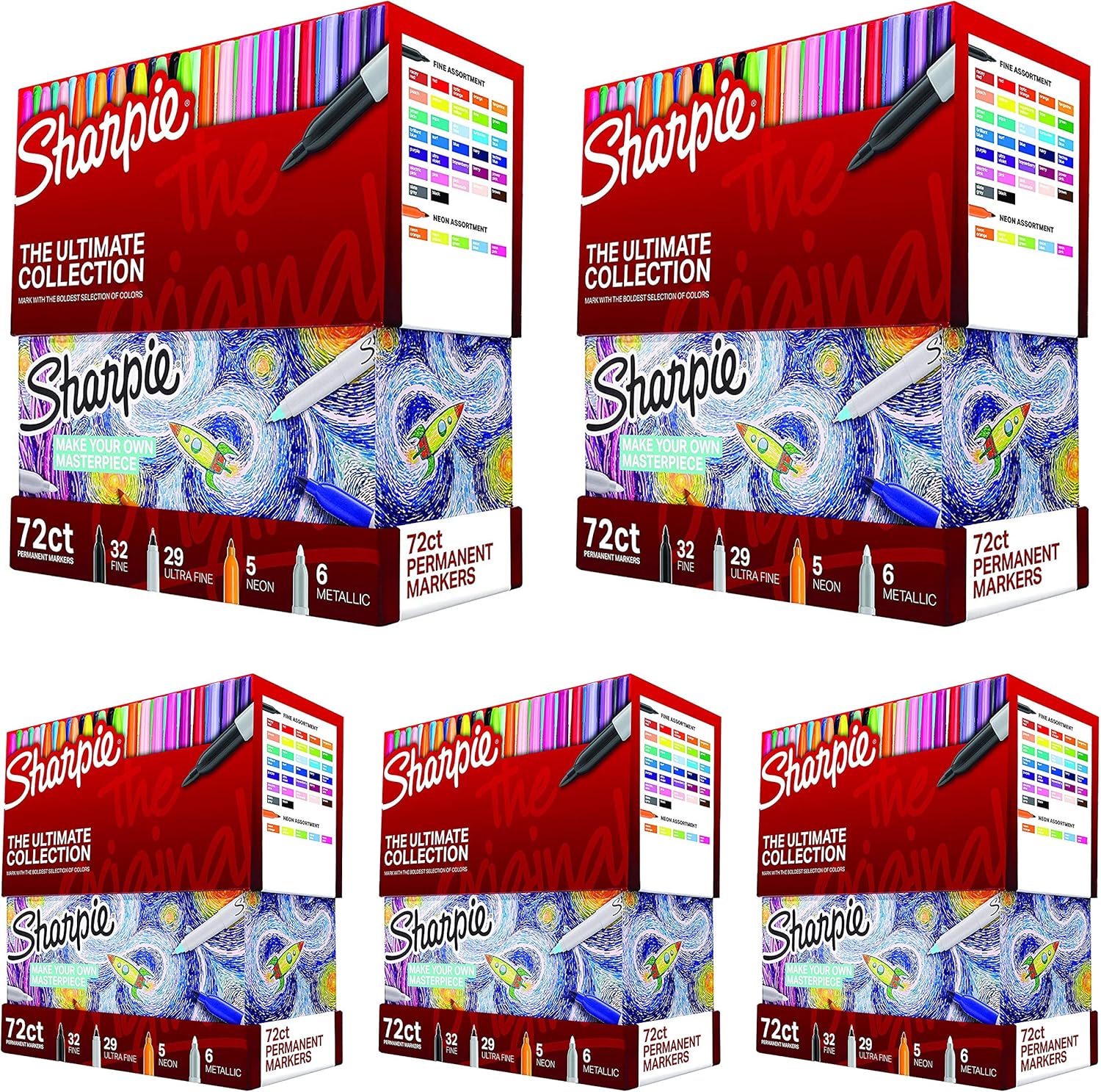 Sharpie Permanent Markers Ultimate Collection, Fine and