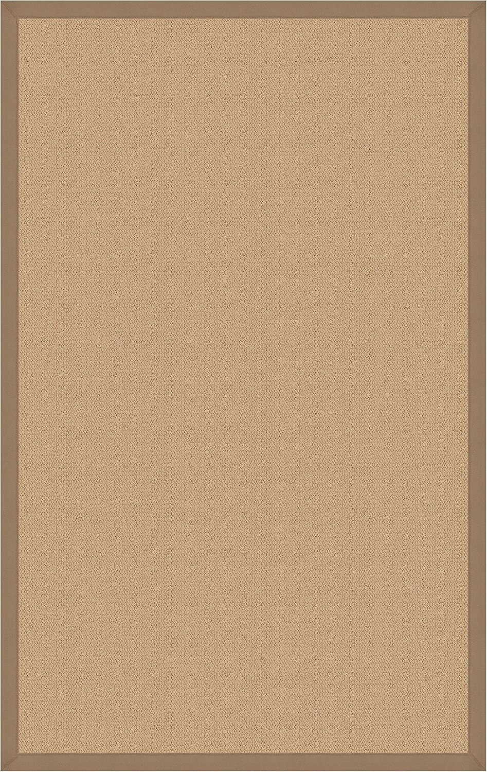 Linon Athena Collection Beige, Brown, 8.9 x 12