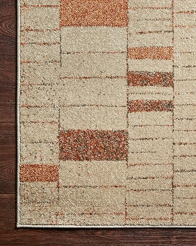 Miniatura 6 de Loloi II Bowery Collection BOW-02 - Alfombra de área mandarinagris pardo de 7 pies y 10 pulgadas x 10 pies