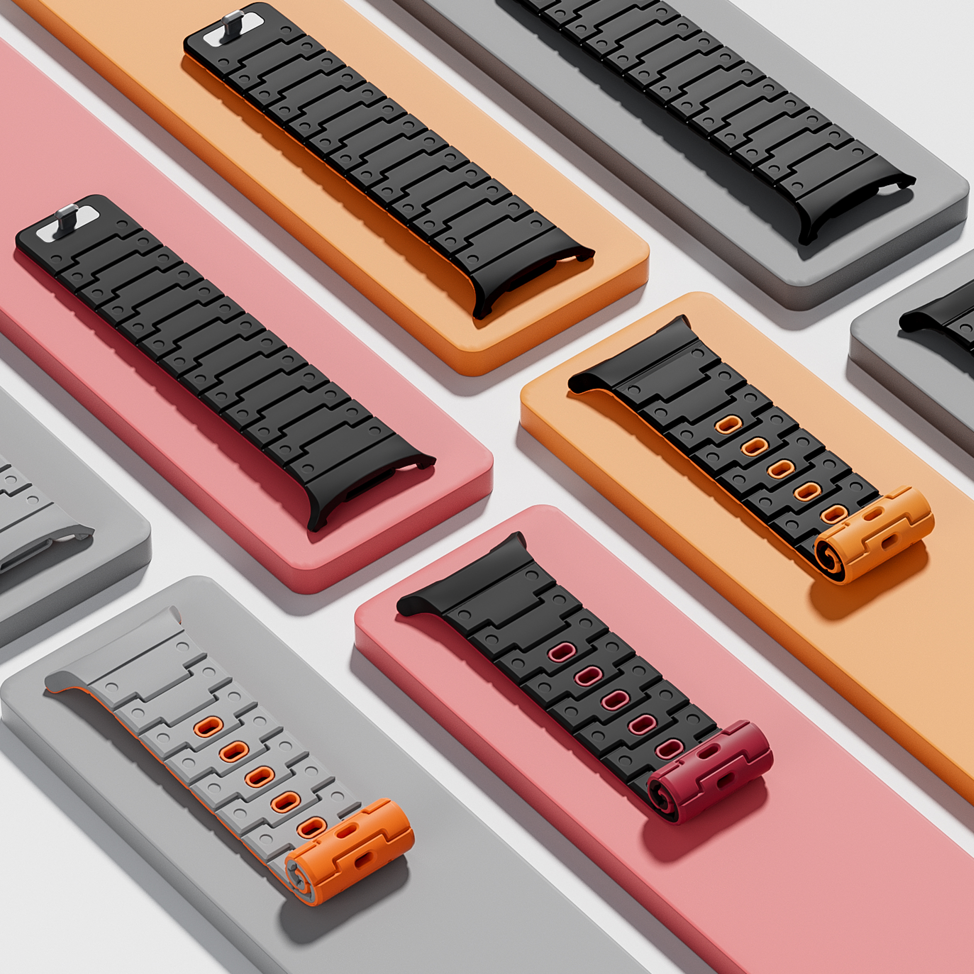 Amazon.com: Bandletic Magnetic Silicone Watchband Compatible with