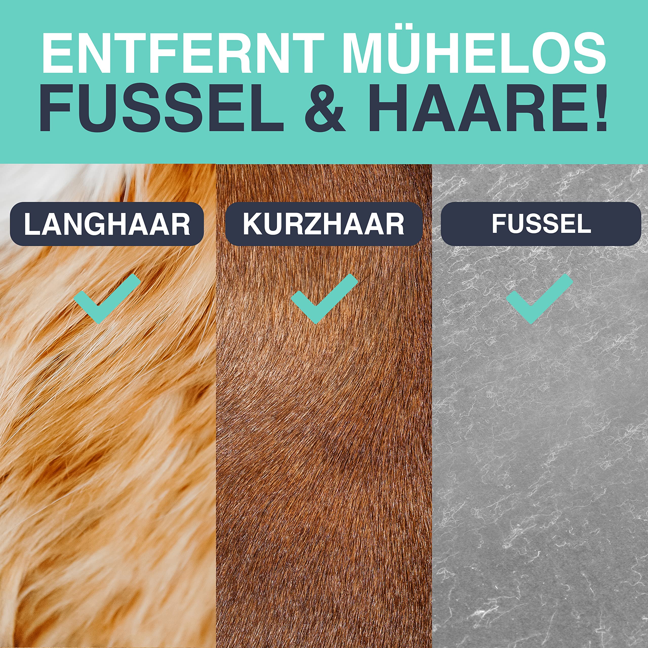 Blanlody Kattenhaarverwijderaar, multifunctionele pluisborstel, herbruikbare hondenharen, 2 stuks, dierenhaarverwijderaar, borstel, instelbare pluisborstel, dierenharen voor kleding, tapijten, glas
