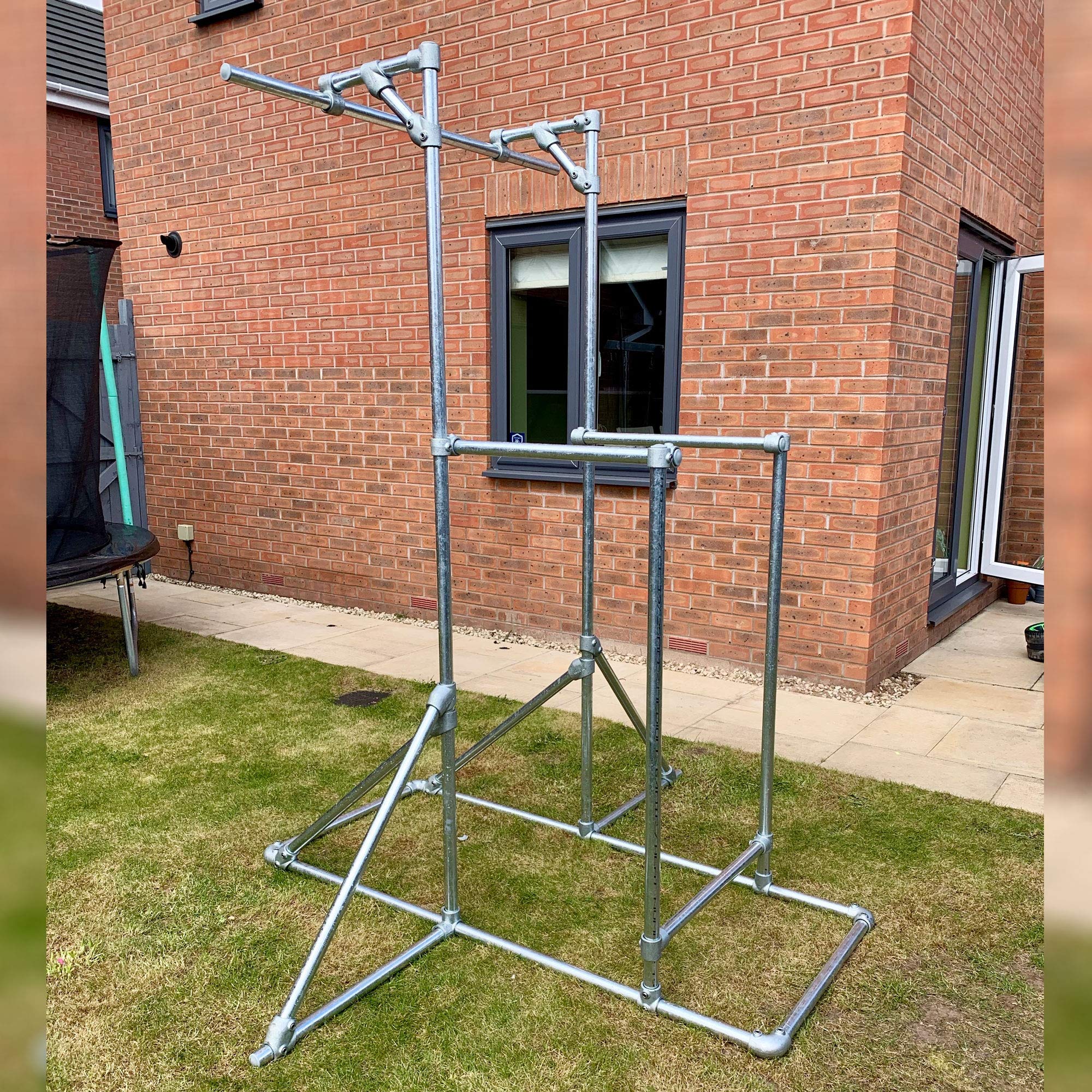 Diy Pull Up And Dip Bars Kit Indoor And Outdoor Desertcart