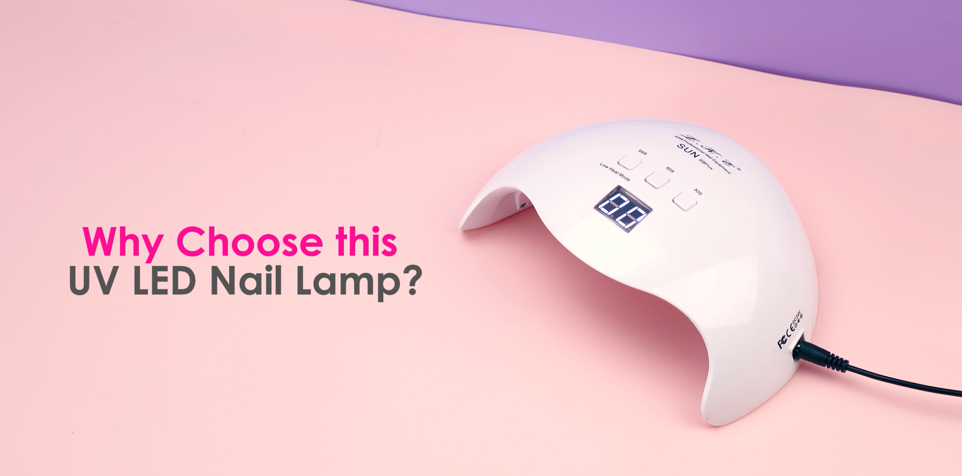 Amazon.com : Gel UV LED Nail Polish Lamp, LKE Nail Dryer 40W LED