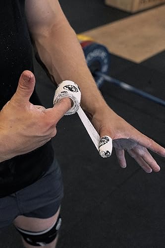 Miniatura 8 de Gymreapers Hook Grip Cinta de levantamiento de pesas (paquete de 3) Cinta adhesiva de alta calidad para protección de dedos, levantamiento de