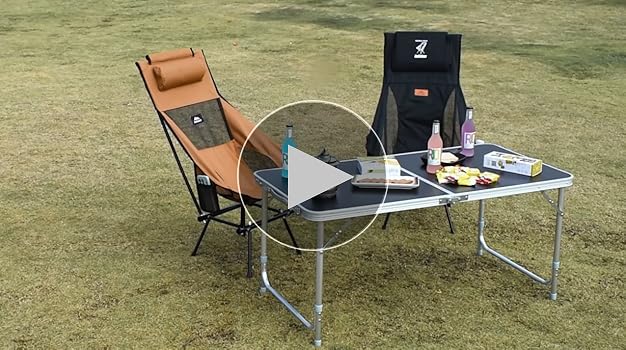 Amazon | DesertFox アウトドア 折りたたみ テーブル 120cm/180cm 高さ