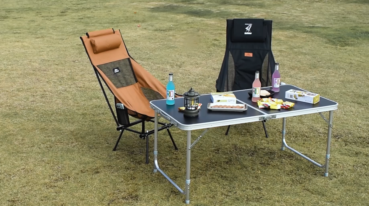 Amazon | DesertFox アウトドア 折りたたみ テーブル 120cm/180cm 高さ