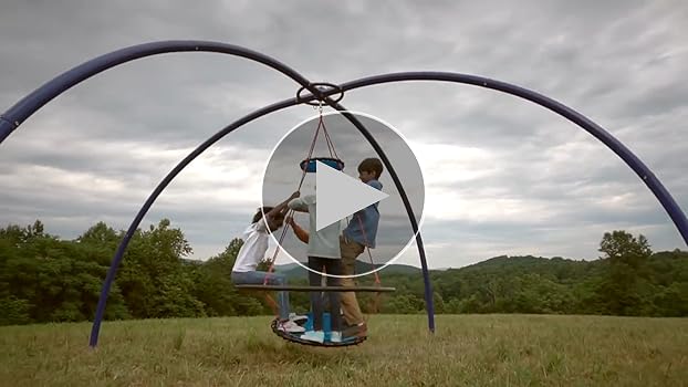 HearthSong® Outdoor Hanging Vortex Spinning Ring Swing with