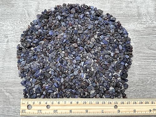 Miniatura 6 de Chips de piedras preciosas mezcladas de cuarzo rutilado natural semipulido al por mayor, mini cristales triturados, chips de cristal sin perforar