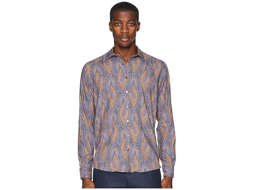 

Etro Tom Paisley Shirt (Blue) Men's Clothing