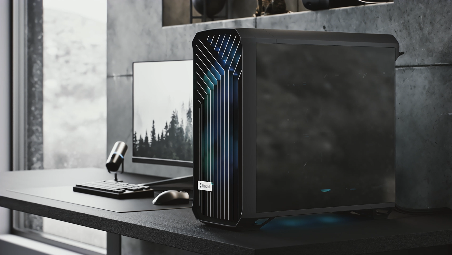 【新古品】Fractal Design Torrent White TG Fractal Design Torrent RGB White E-ATX Tempered Glass Window