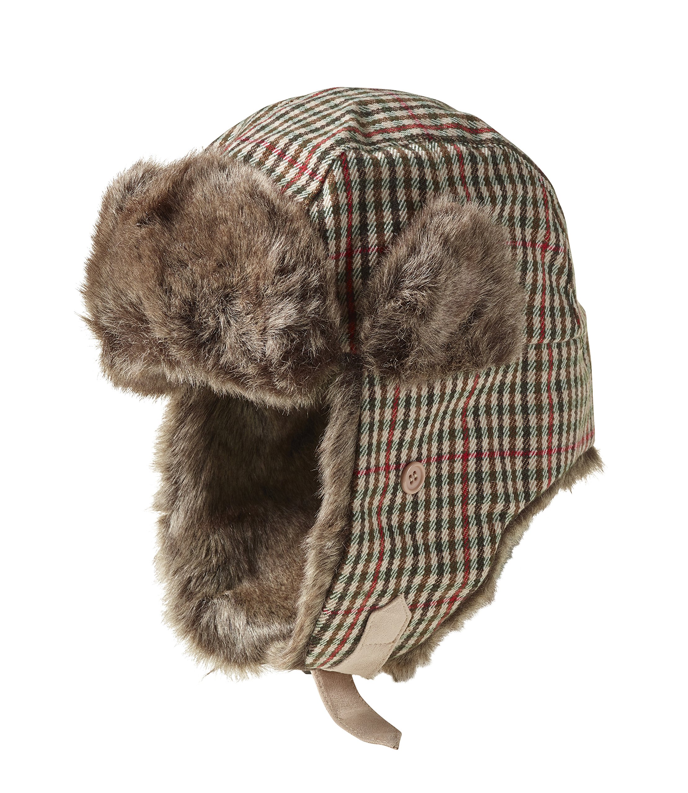 Chaos Brothers Plaid Lumberjack Trapper Hat (Tweed)