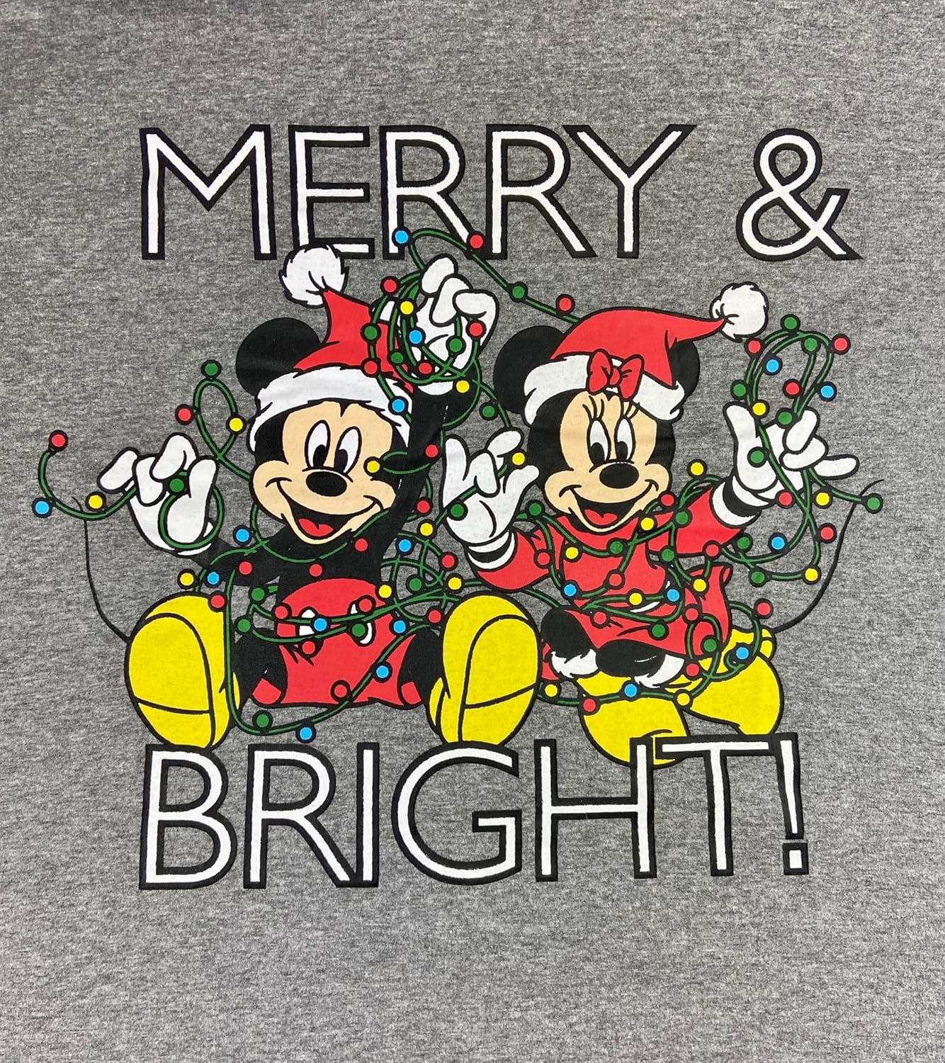 Disney Womens Sleepshirt Mickey Minnie Mouse Print One Size and Plus - Image 2