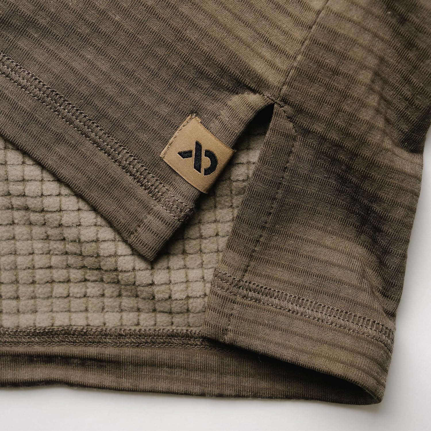 First Lite ThermaGrid Merino Hoody - Merino Wool Grid Fleece Hunting Midlayer for Year-Round Performance - Image 4