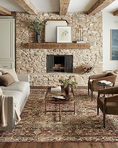 Magnolia Home by Joanna Gaines x Loloi Banks Collection BAN-04 - Alfombra decorativa de ladrillomarfil de 3 pies 6 pulgadas x 5 pies 6 pulgadas Magnolia Home by Joanna Gaines x Loloi Banks Collection BAN-04 - Alfombra decorativa de ladrillomarfil de 3 pies 6 pulgadas x 5 pies 6 pulgadas