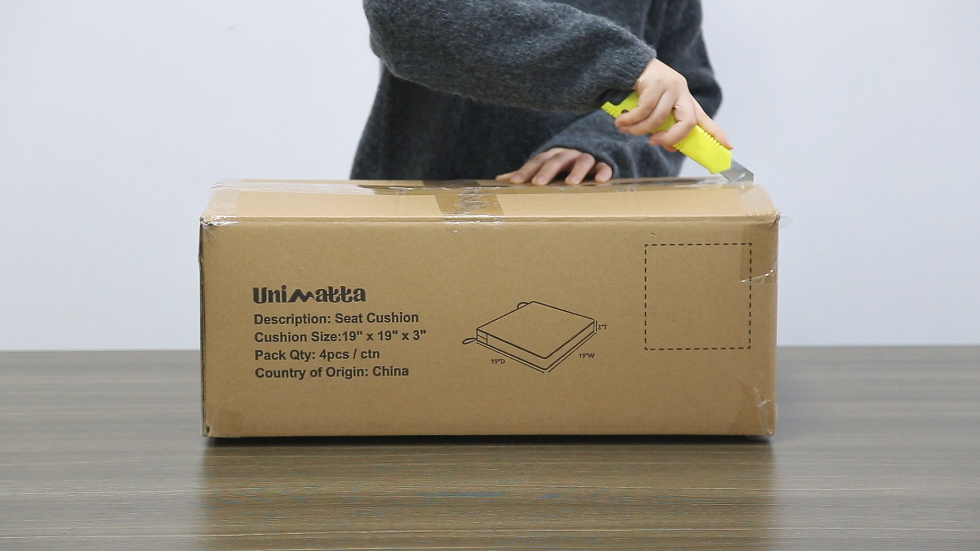 Amazon.com: Sunbrella Square Corner Seat Cushions, 19