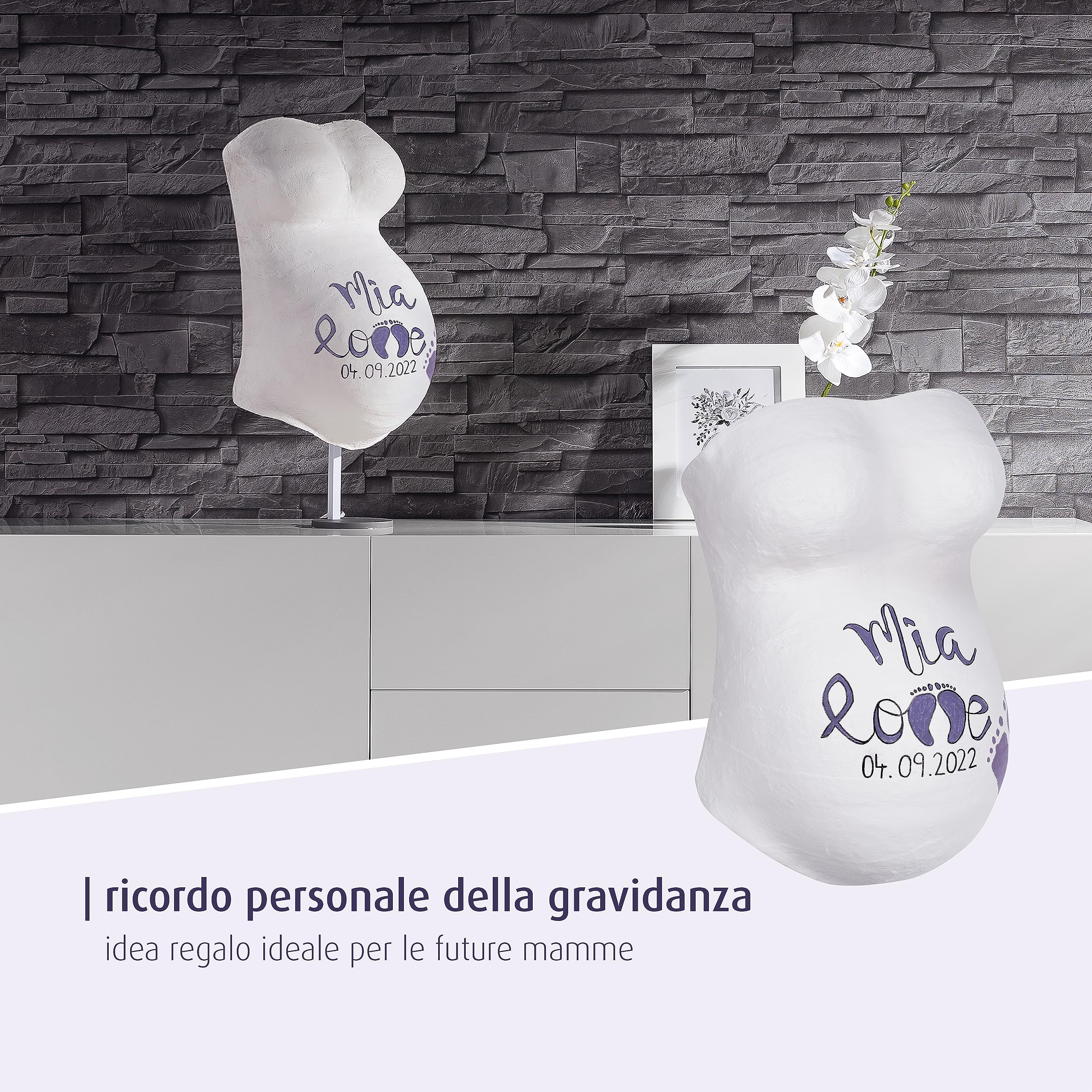 reer mama set per il calco della pancia
