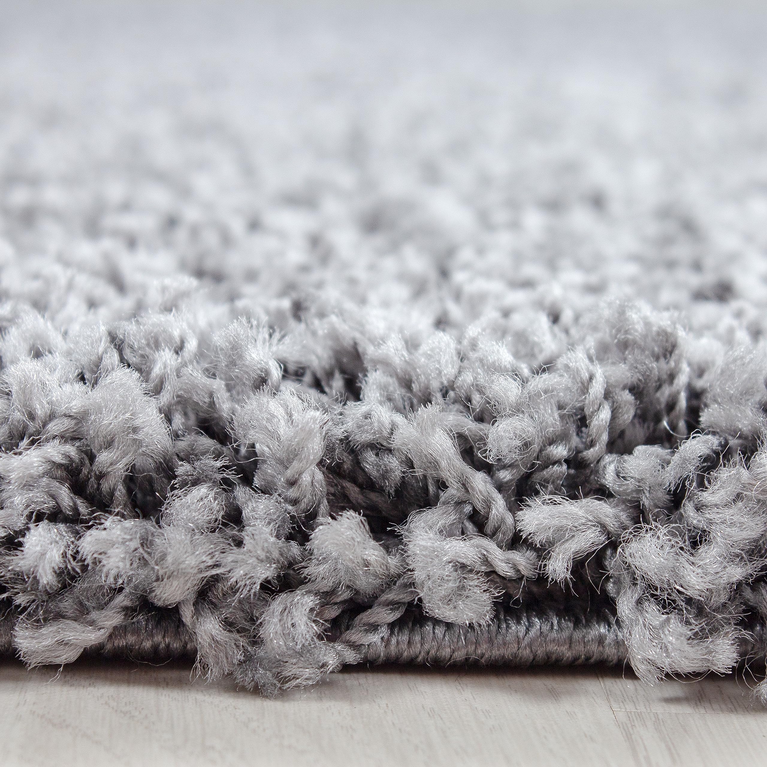 Hearda Tapis De Salon à Poils Rond Longs Modernes, Style Nordique Tapis