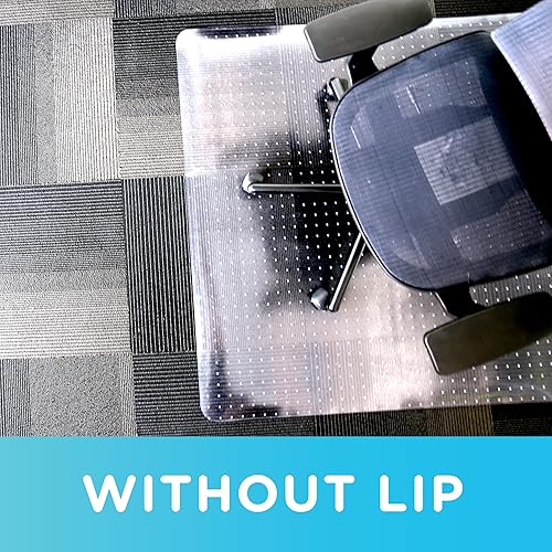 Miniatura 7 de Dimex Tapete rectangular transparente para silla de oficina de 46 x 60 pulgadas para alfombra de pelo bajo fabricado en los Estados Unidos libre de