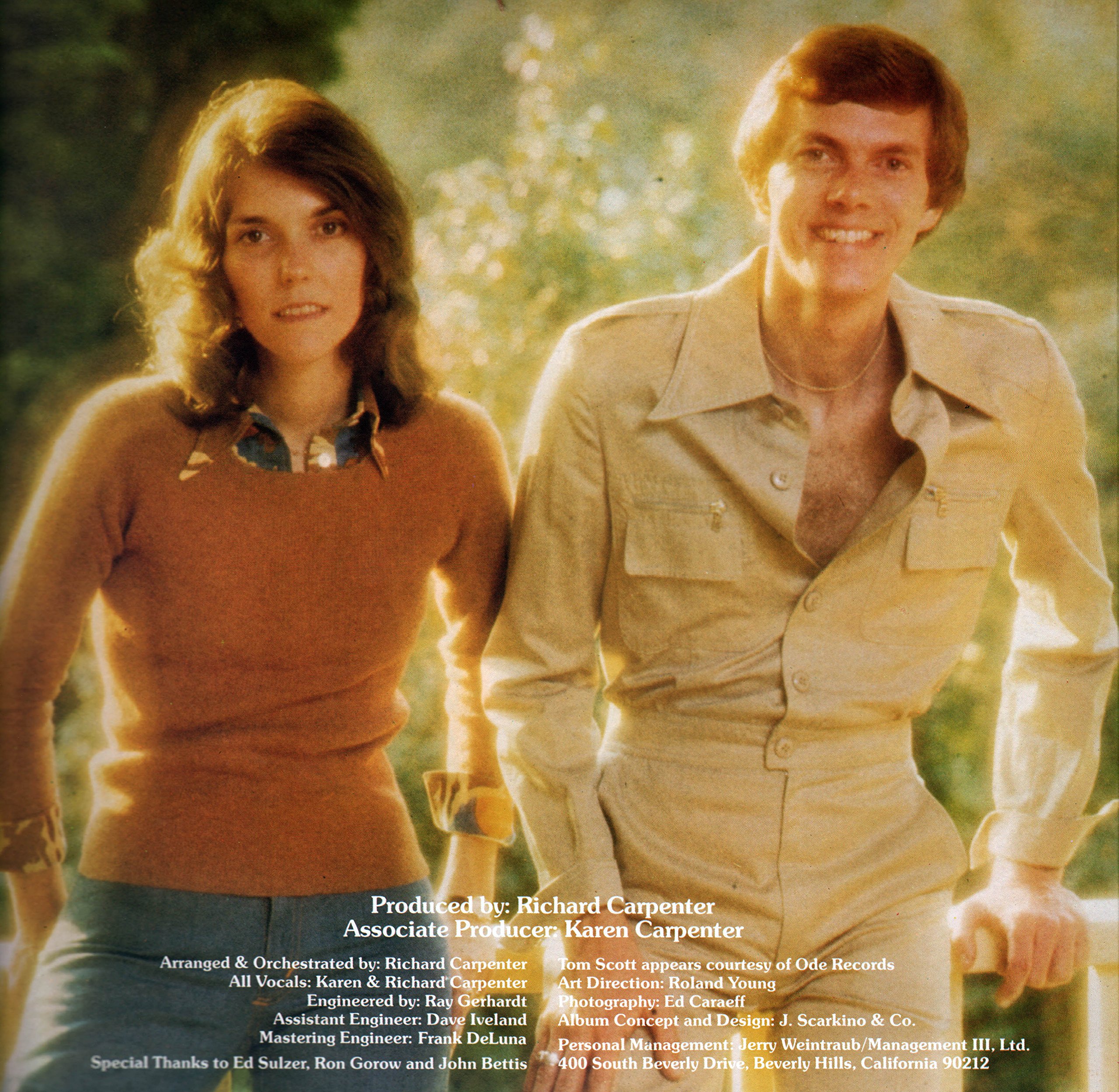 Carpenters – A Kind of Hush 33 tours LP – Edition française: A&M Records / CBS Disques 985035, 1976) There’s a Kind of Hush – You – Sandy – Goofus – Can’t smile without You – I need to be