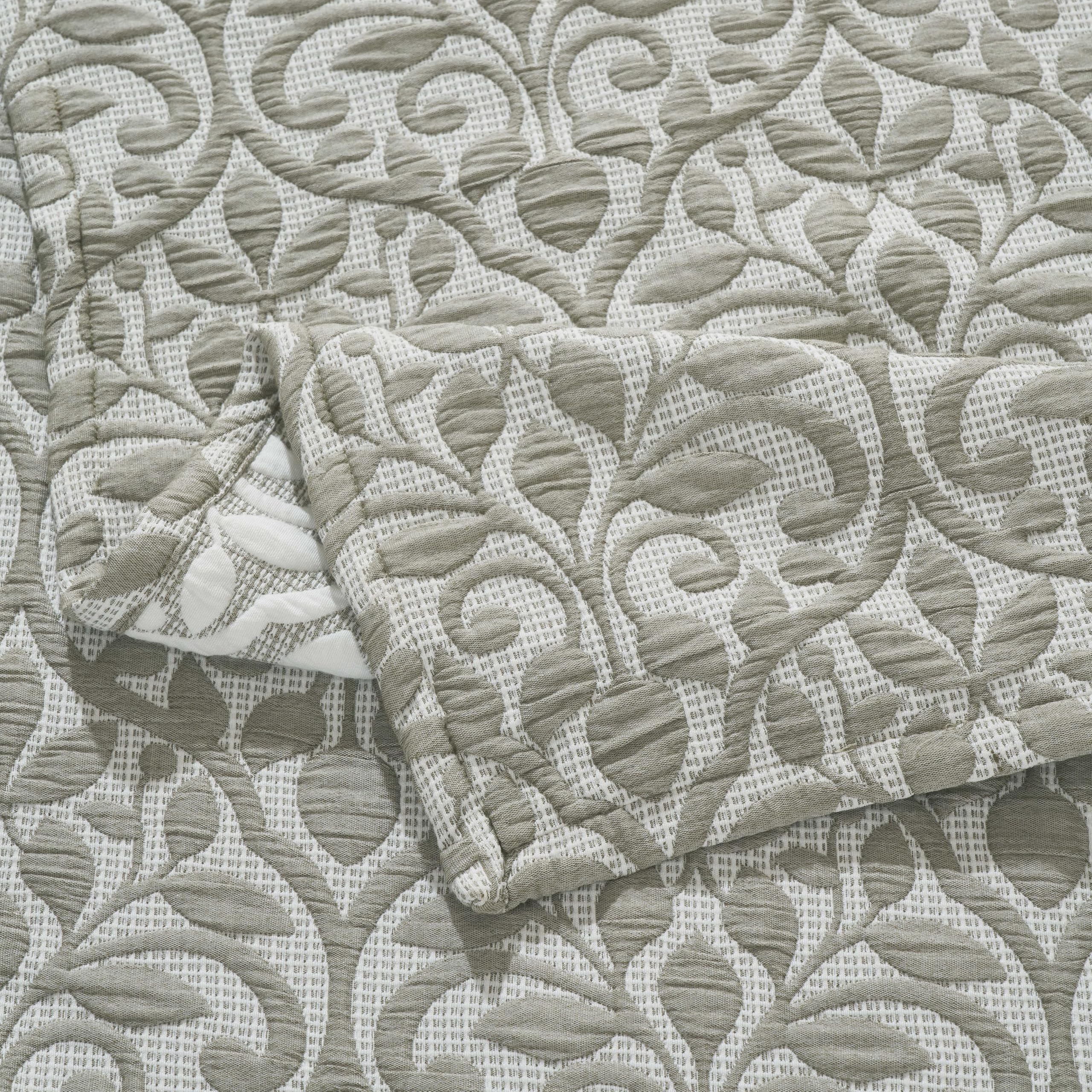Superior Copriletto in misto cotone, decorazione per la casa, copriletto decorativo, camera da letto master/camera degli ospiti, coperta di peso medio, copriletto in matelasse, elementi essenziali per