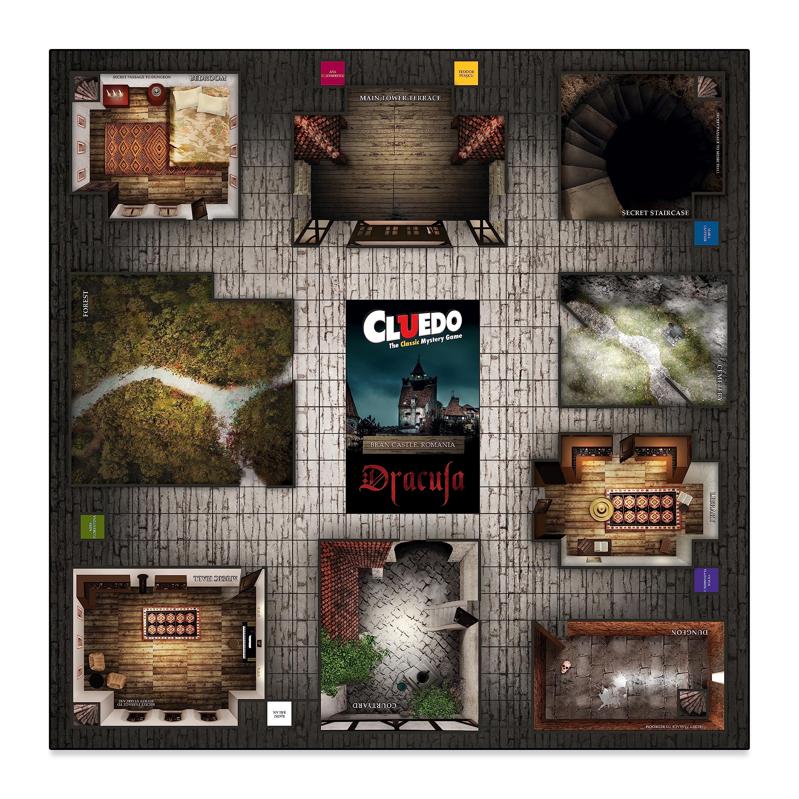 Winning Moves: Cluedo - Dracula Board Game (WM00257-EN1)