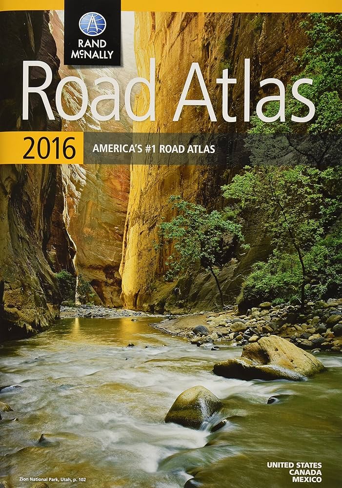 Rand McNally 2016 Road Atlas United States, Canada, Mexico
