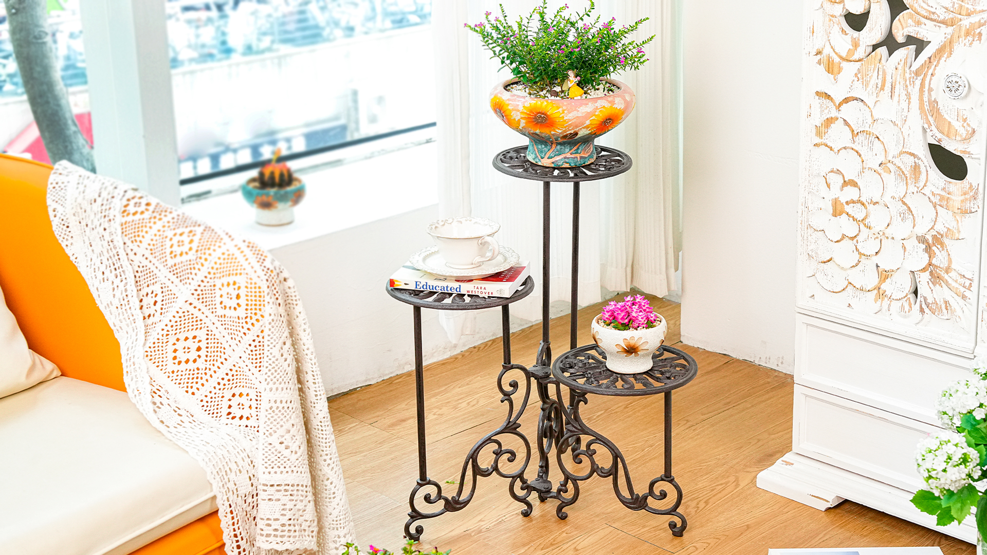 植物棚 (industrial) iron stand 植物棚 (industrial) iron stand - メルカリ