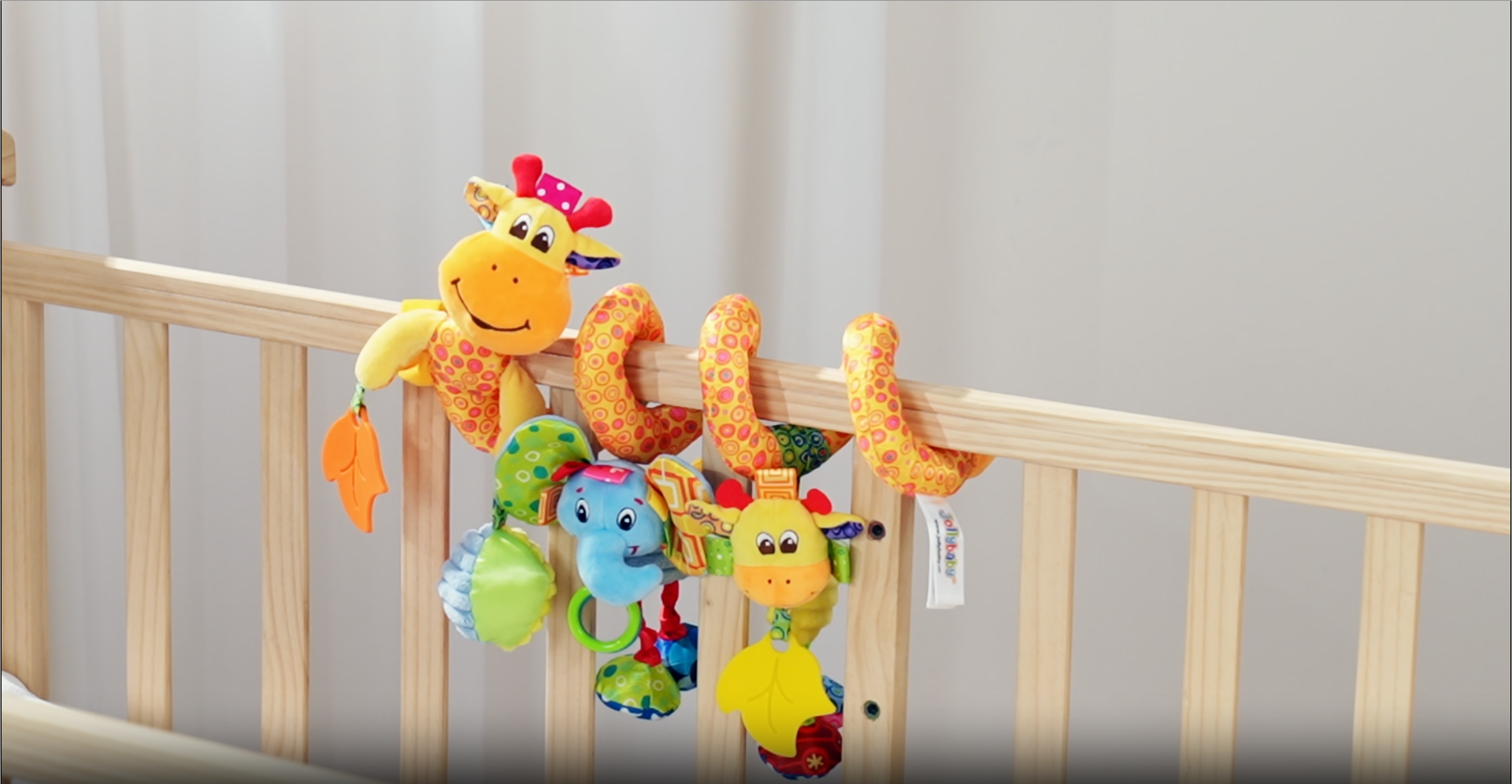 Amazon.com: Jollybaby Crib Stroller Car Seat Toys for Baby 0-3-6-9