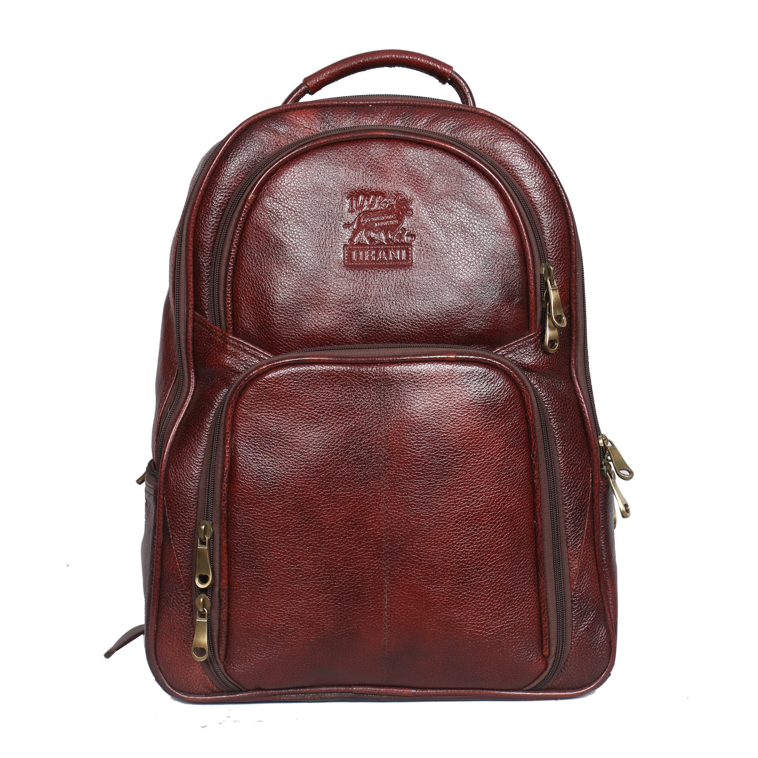 Obani Genuine Leather Laptop Backpack Brown (B07BD325K6) Amazon Price History, Amazon Price Tracker