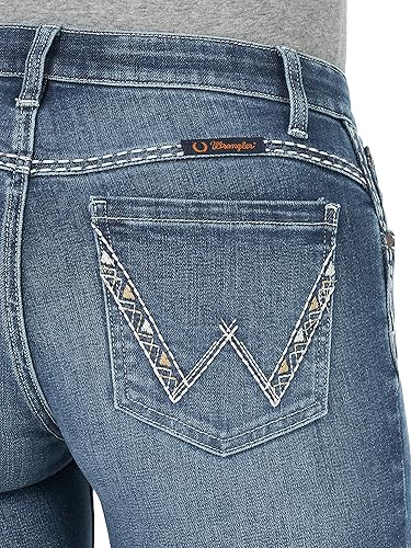 Vista 5 de Wrangler Jeans de equitación Shiloh de tiro bajo para mujer