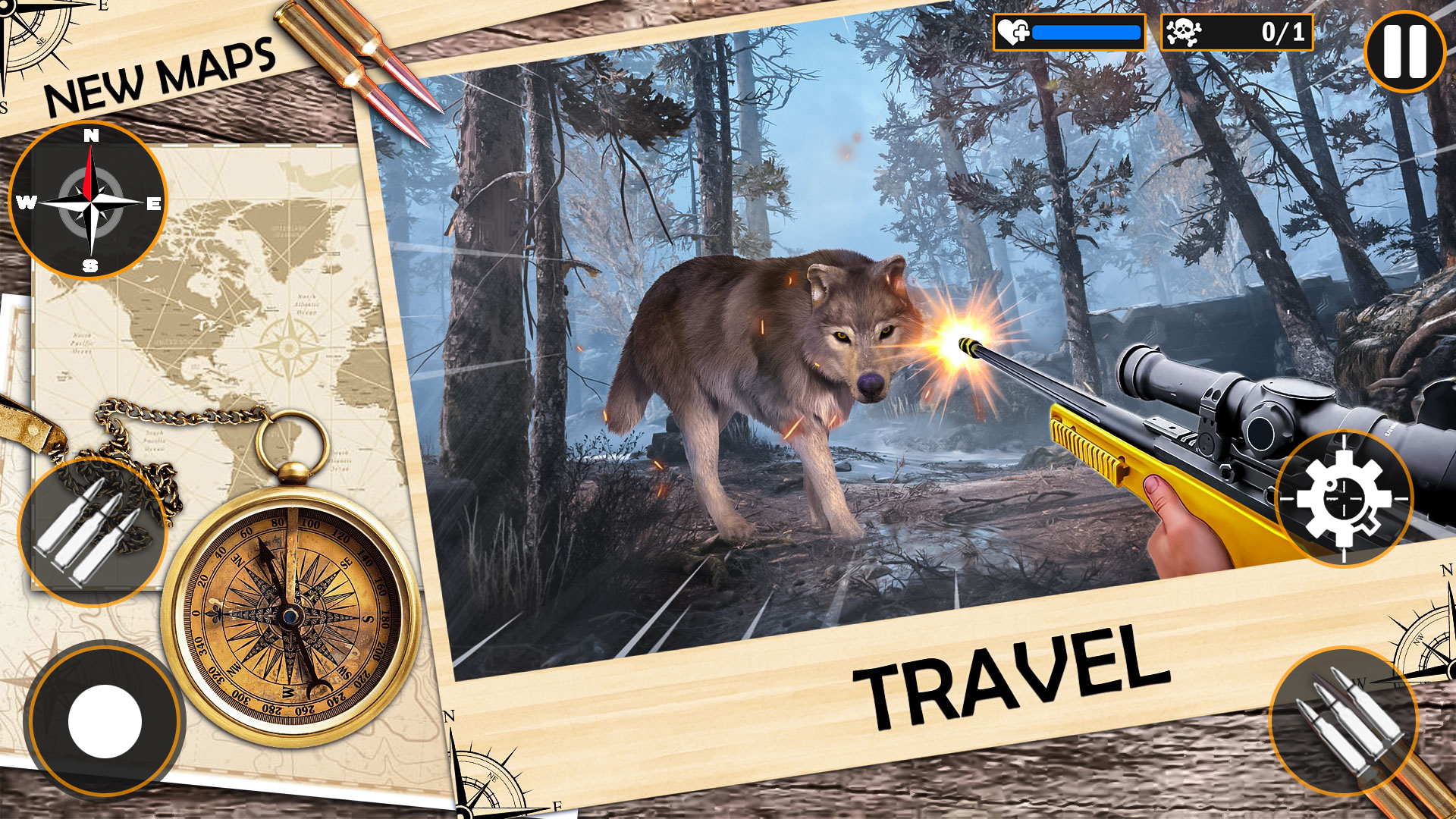 Hunting Clash 3D Hunter Games:Wild Hunting : Wild Animal Hunting Games ...