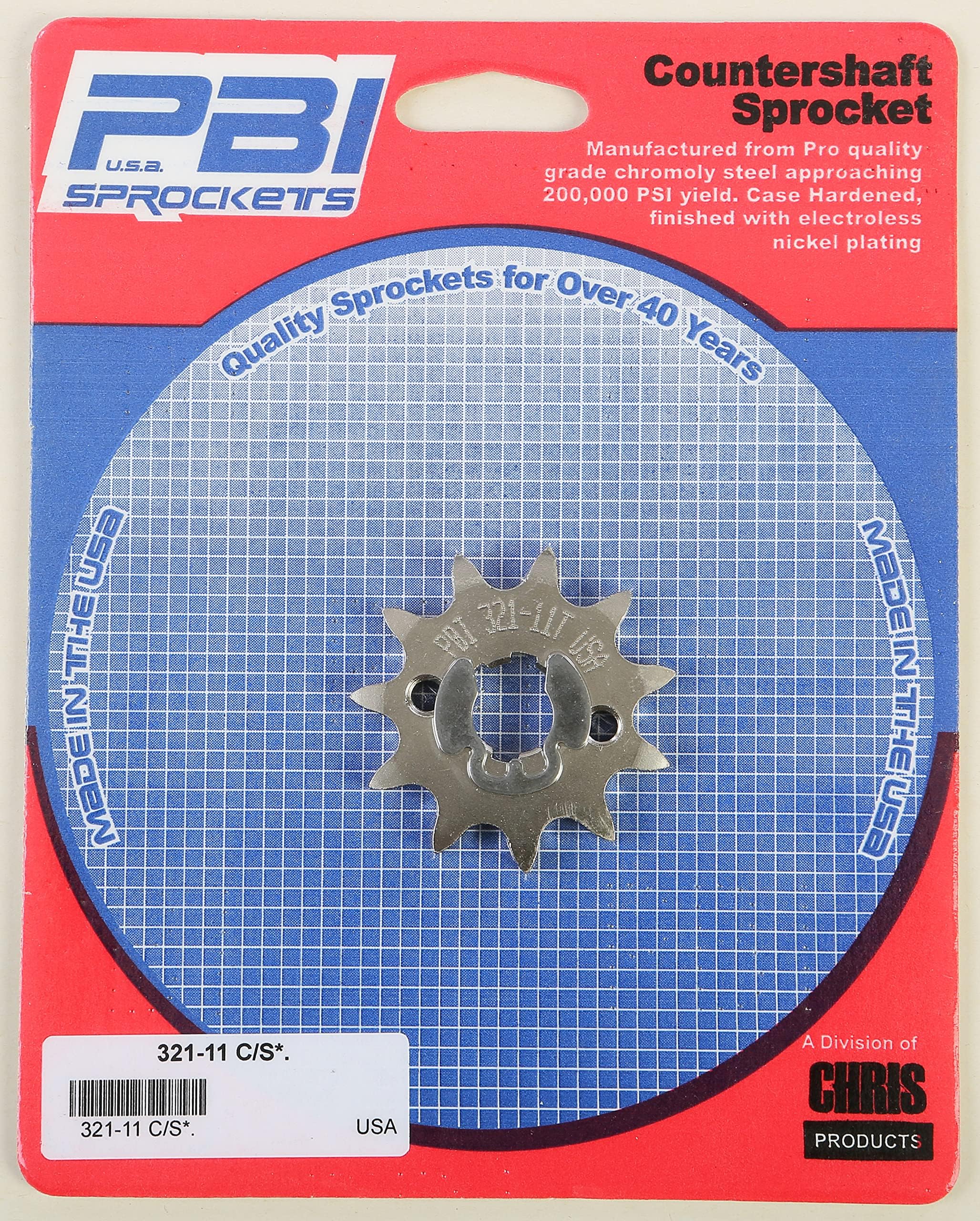 PBI 321-11 Sprocket (Countershaft Steel 11T)