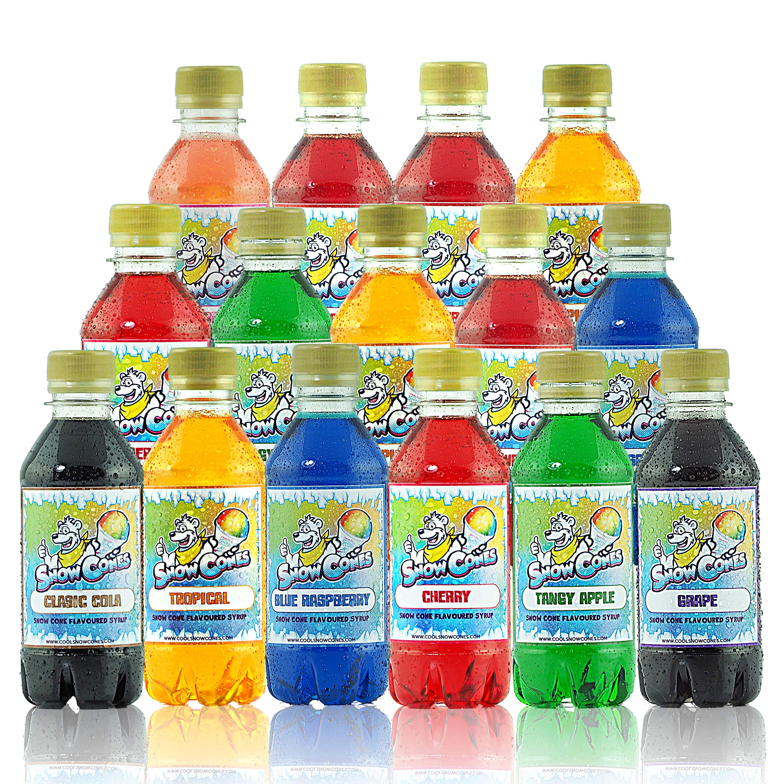 Slush Puppy SyrupSnow Cone Syrup15 x 250ml Bottles Most Popular Flavours Can use with All