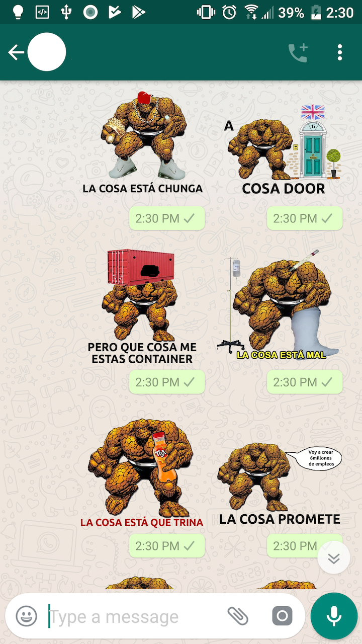 La Cosa Stickers for WhatsAppAmazon.esAppstore for Android