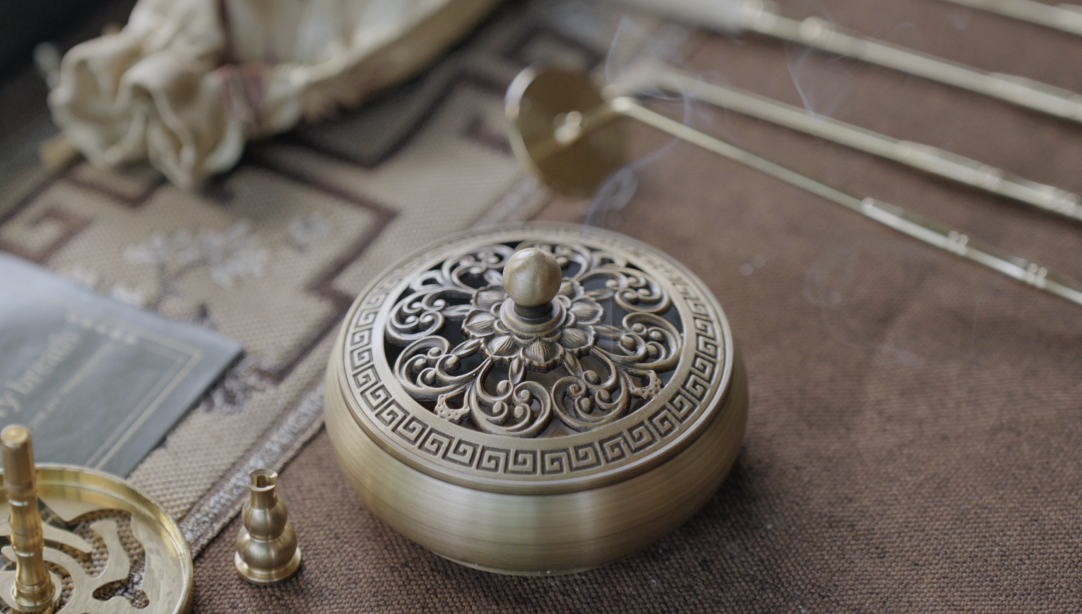 Amazon.com: Powder Incense Burner Kit with Brass Censer, Incense