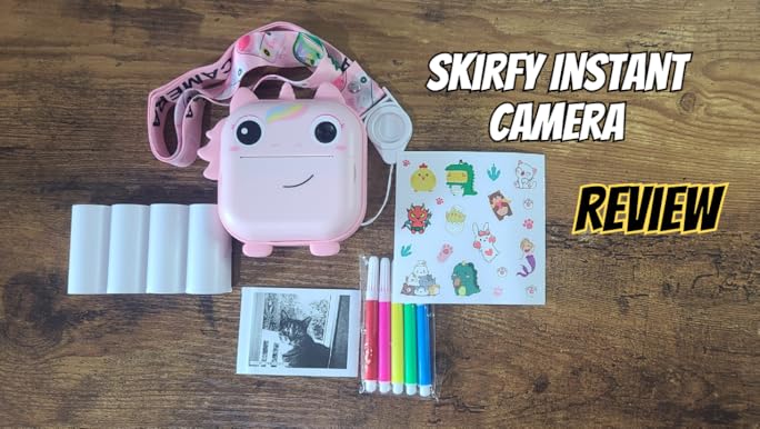 Skirfy Kids Instant Camera, How Does It Work & Review