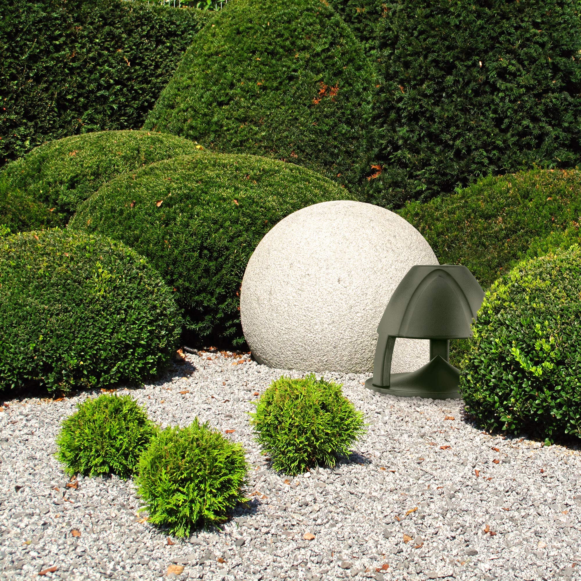 Pronomic HLS-560 GR Enceinte de Jardin 360° (2 Voies, Enceinte Outdoor, woofer 5,25" (133 mm), Tweeter 1,2" (30 mm), résistante aux UV, étanche, 60/120/240 Watts RMS/Puissance Musicale/Peak) Verte