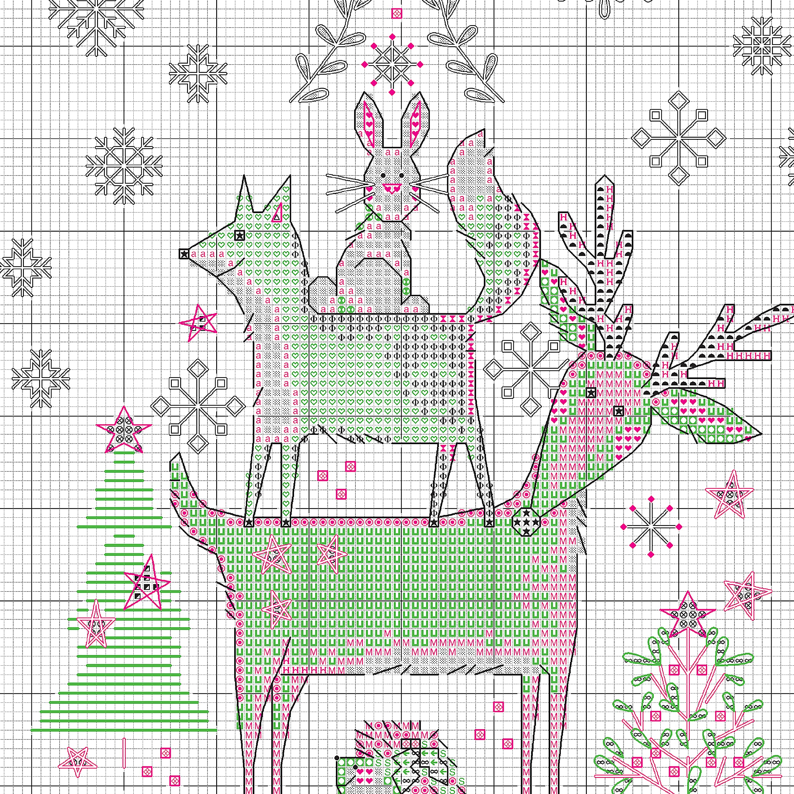 Dimensions Counted Cross Stitch Kit 16" Long-Woodland Magic