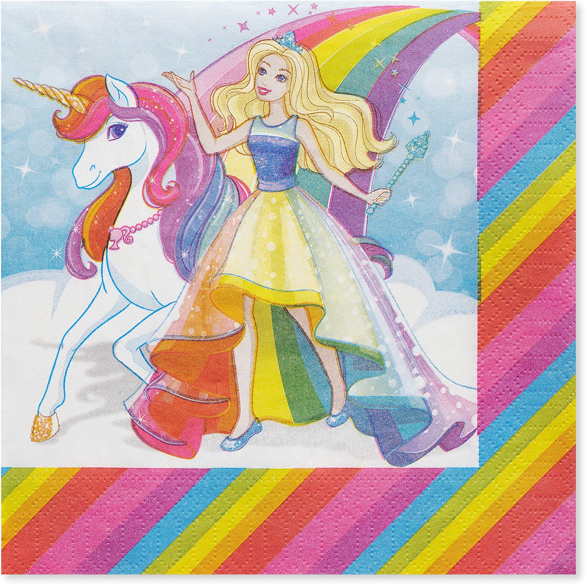 American Greetings Barbie Party Supplies, Paper Lunch Napkins (50-Count)