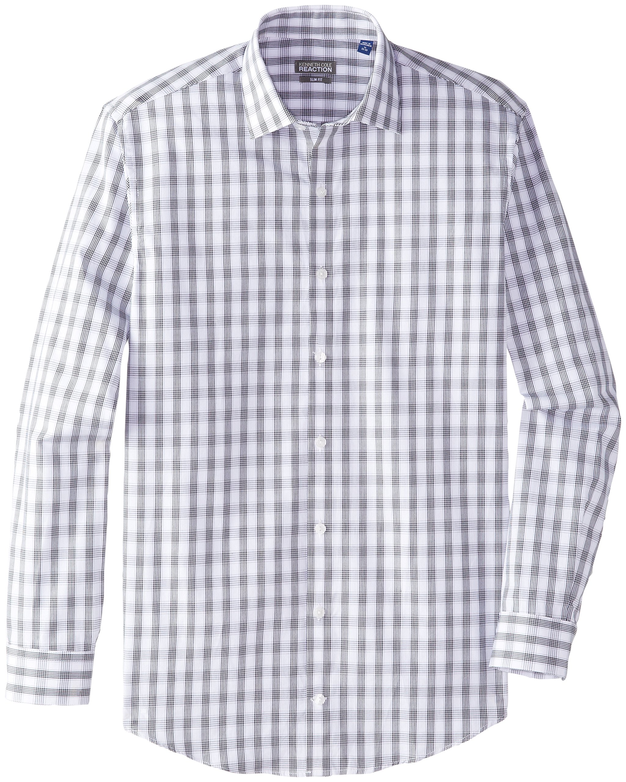 Kenneth Cole Reaction Men's Slim Fit Plaid