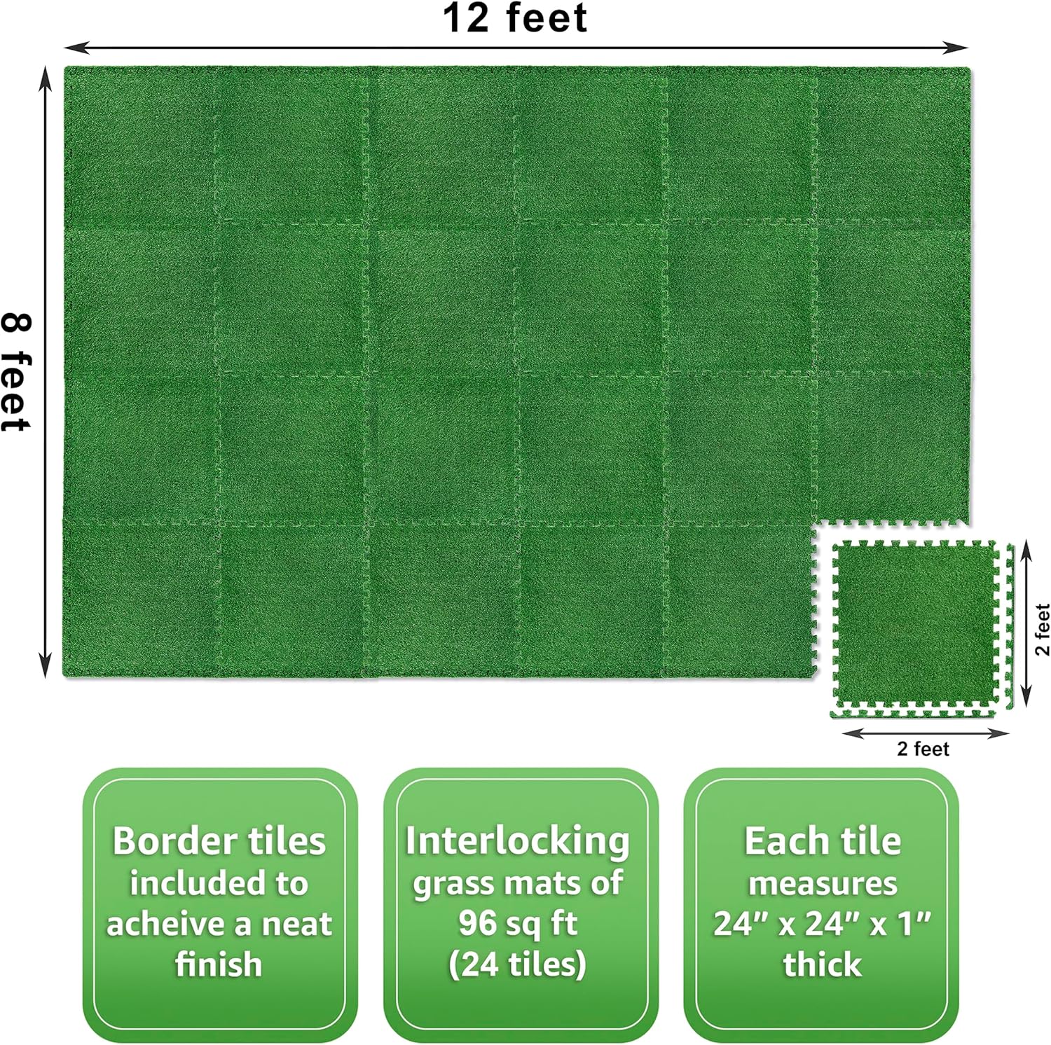Transform Your Space with Sorbus Grass Foam Floor Tiles: The Ultimate Review!