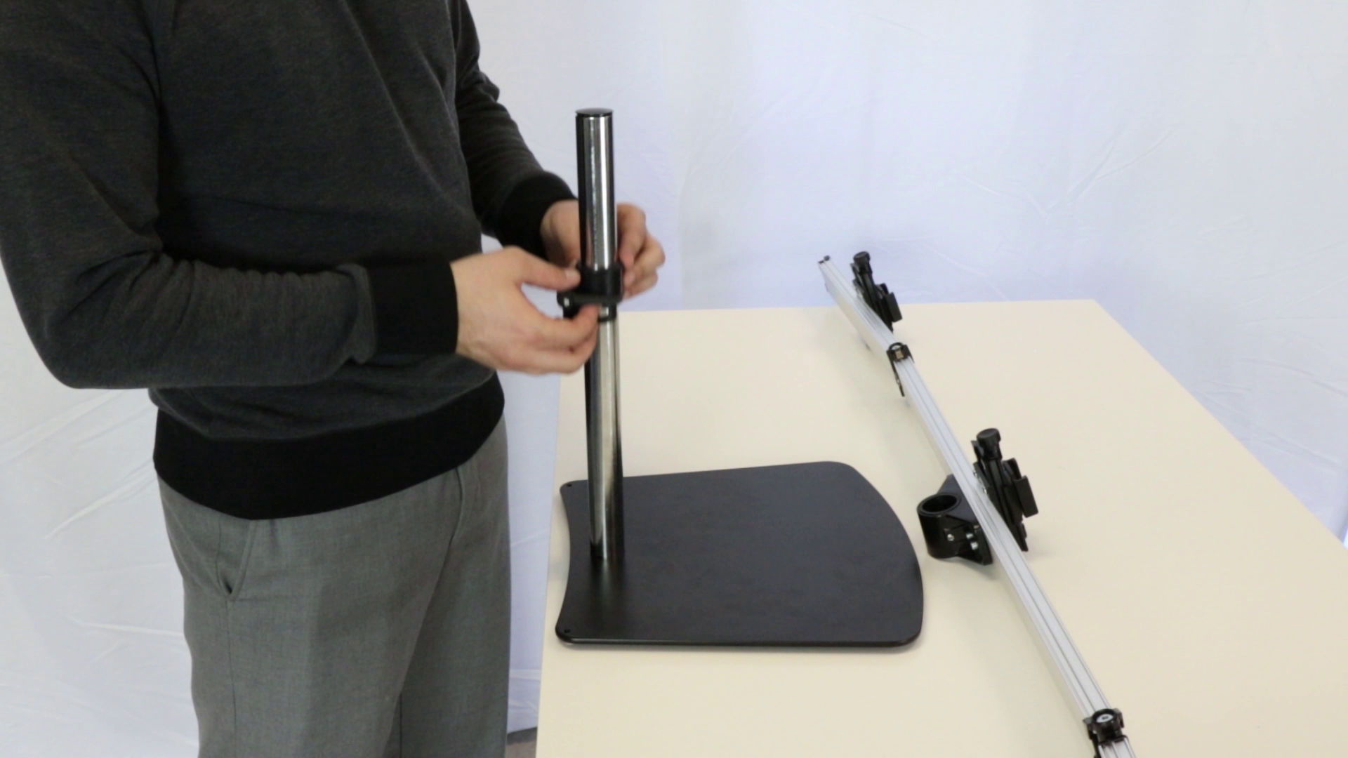 Amazon.com: SIIG Premium Aluminum Triple Monitor Stand - 3