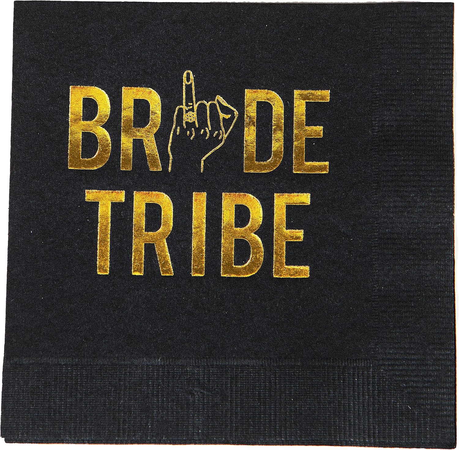 45 Pack: Funky Junque Cups & Napkins Bundle - 25 Bride Tribe & 20 Pack - Bride/Bride Tribe