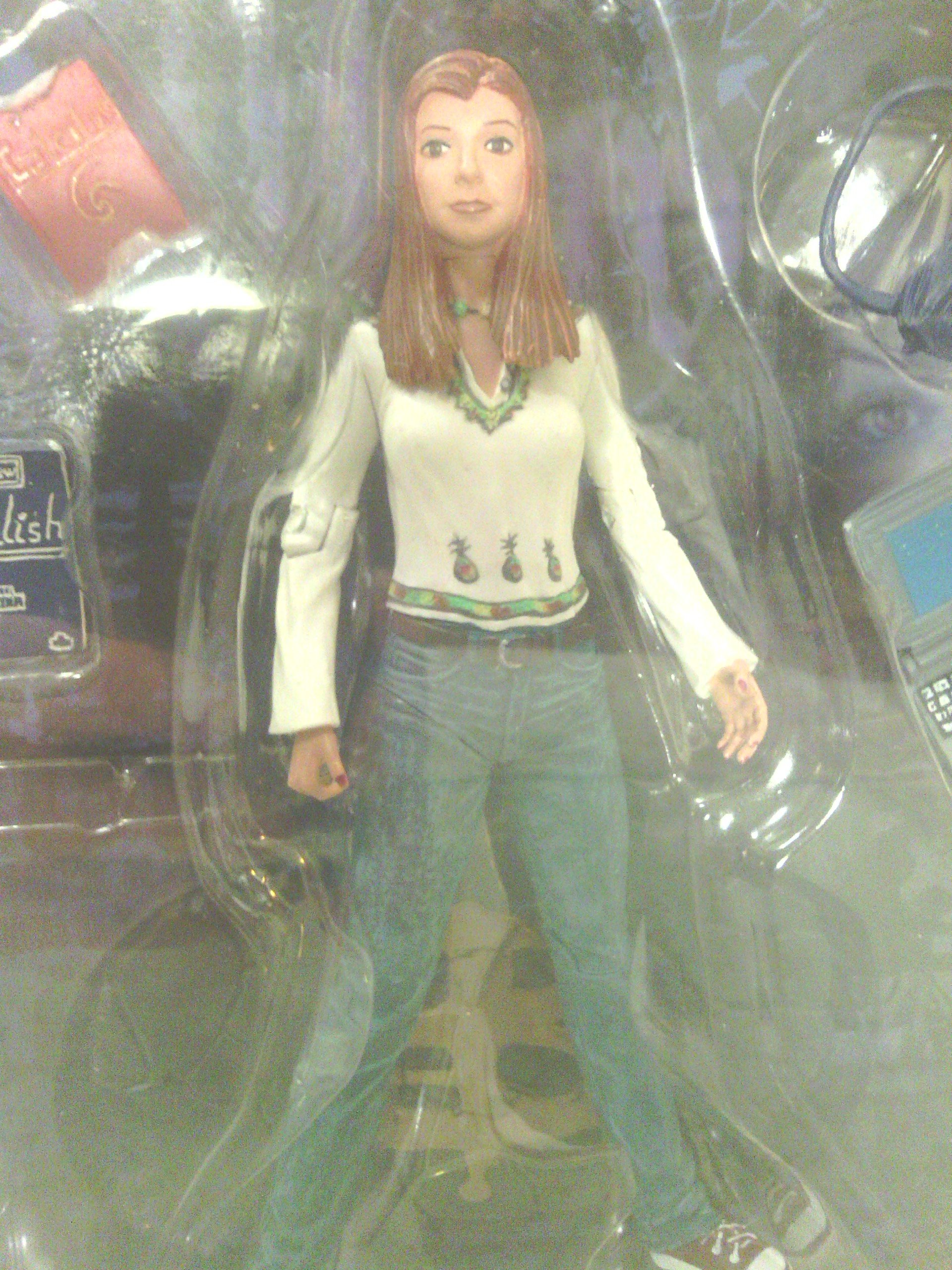Vitrine Buffy contre les vampires Buffy, Angel, Willow et Spike